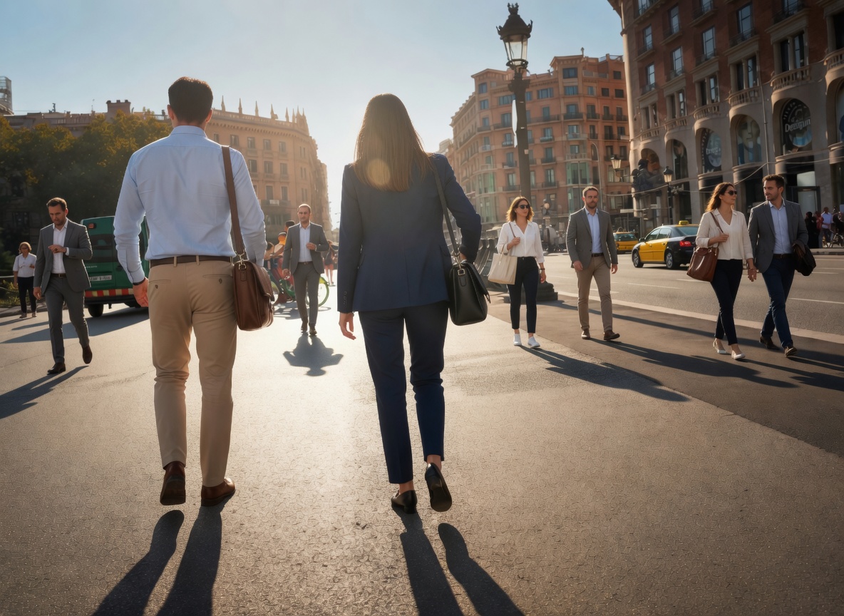 Personas caminando en la ciudad - Espacio Neurobalance